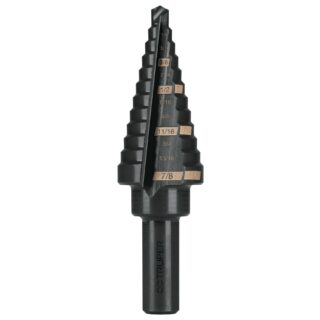 Broca escalonada óxido negro 12escalones 3/16" a 7/8”,Truper 12125