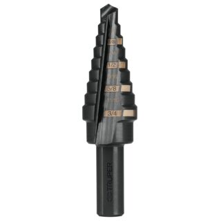 Broca escalonada óxido negro 9 escalones 1/4" a 3/4" 12123