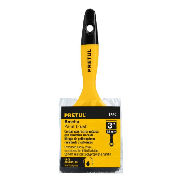 Brocha uso general de 3" con mango de plástico, Pretul 21528 - Imagen 2