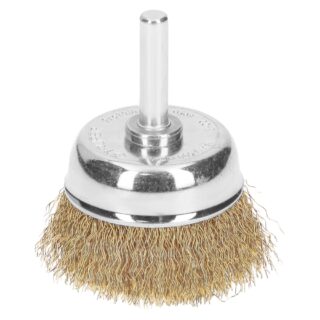 Carda de copa 1-3/4" alambre grueso para taladro, Truper 11571