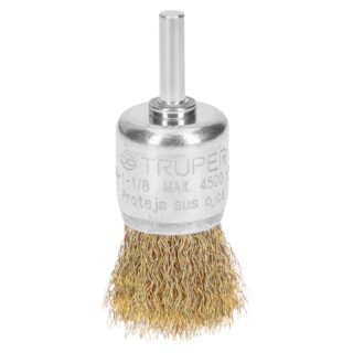 Carda de copa 1-1/8" alambre grueso para taladro, Truper 11596