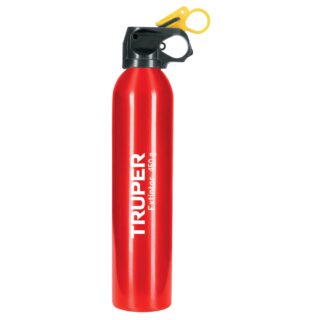 Extintor portátil desechable 450 g, polvo tipo ABC, Truper 101174