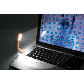 Mini-lámpara flexible de 5 LEDs 1W para puerto USB, Volteck 46865