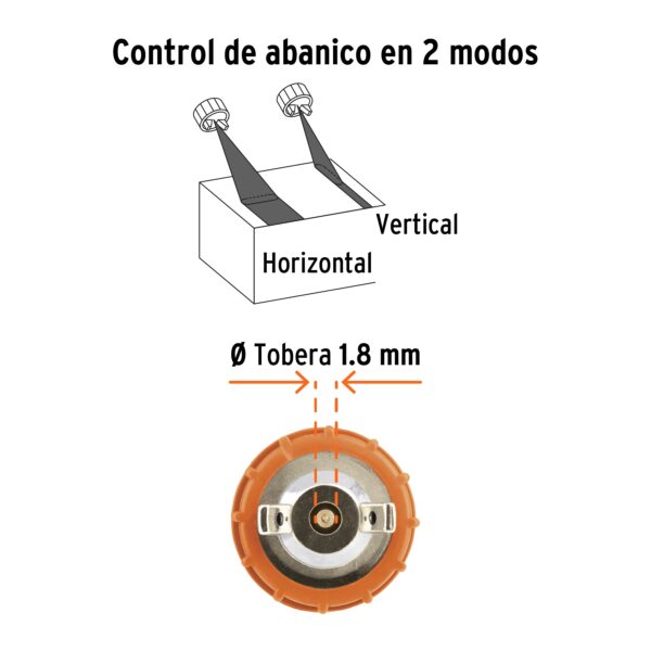 Pistola eléctrica para pintar de 330 W, Truper 15382 - Imagen 4
