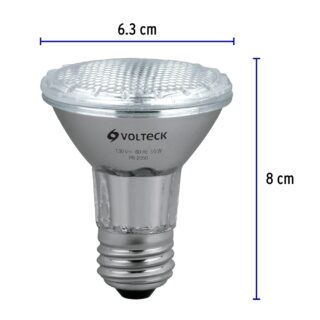 Lámpara de halógeno 50 W tipo PAR 20, en caja, Volteck 47244