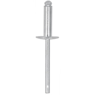 Bolsa con 50 remaches 3/16" x 1/2" de aluminio, ala 17/32" 44538