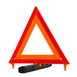 Triángulo de seguridad de 44 cm de alto con estuche plástico 10942