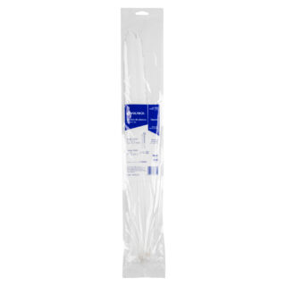 Bolsa con 25 cinchos plásticos 50 lb, 500x4.5 mm, naturales 44311
