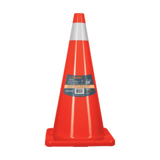 Cono de precaución de 70 cm de PVC con reflejante, Truper 13123