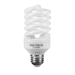 Lámpara espiral mini T2 23 W luz de día en blíster, Volteck 46838