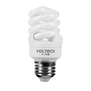 Lámpara espiral mini T2 7 W luz de día en blíster, Volteck 48202