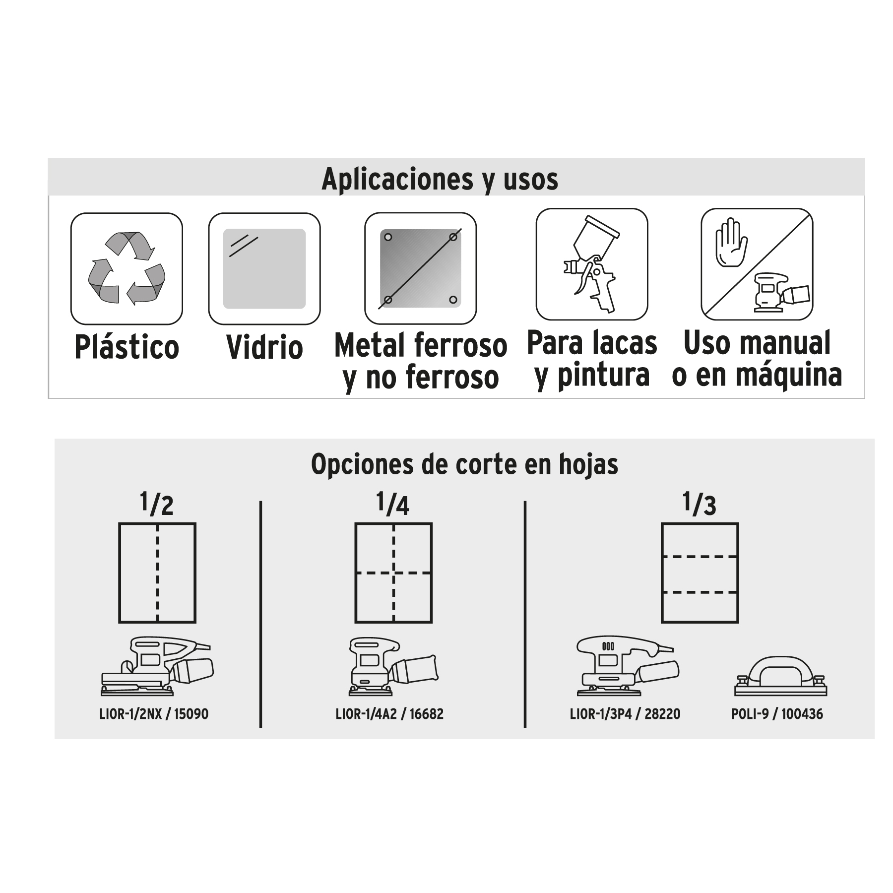 Lija de agua grano 360 de carburo de silicio, Truper 11627 - Imagen 3