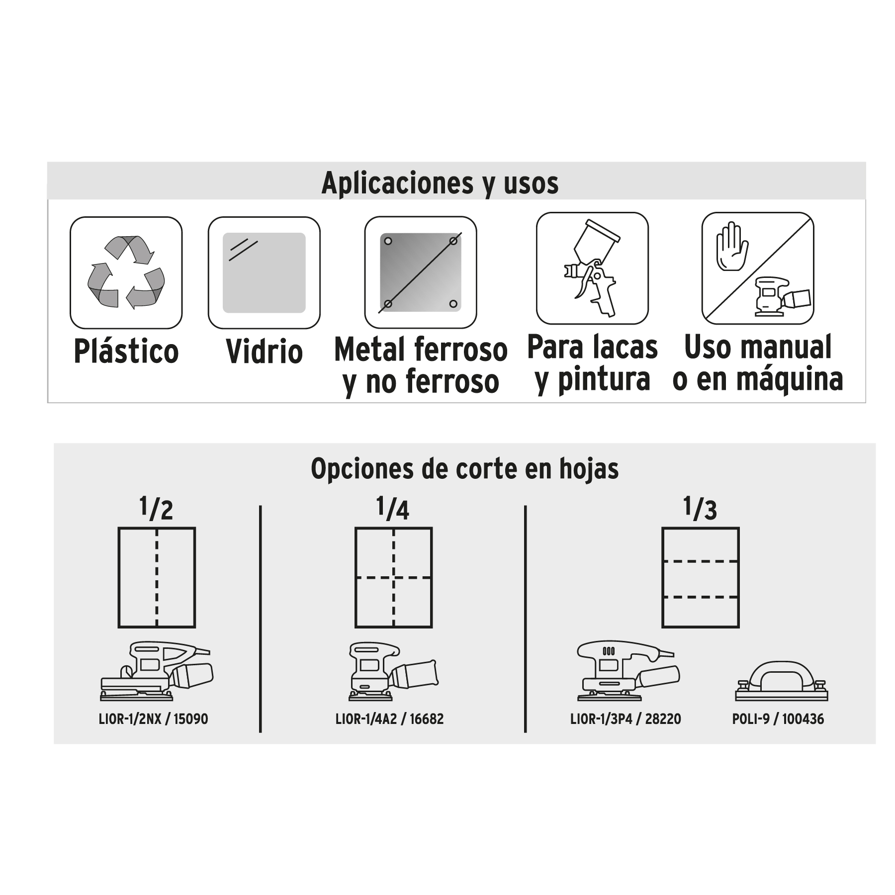 Lija de agua grano 500 de carburo de silicio, Truper 11629 - Imagen 3