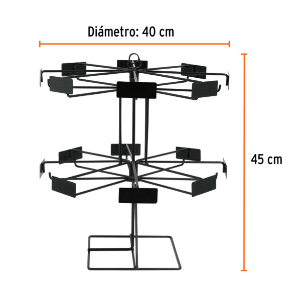 Rack de impulso giratorio, Truper 55257 - Imagen 3