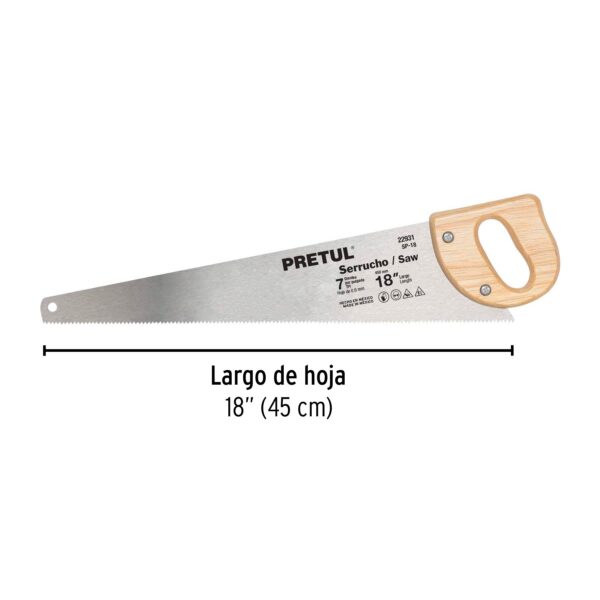 Serrucho 18" Pretul 22931 - Imagen 3