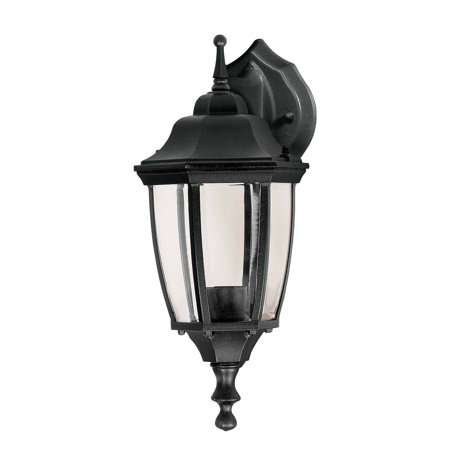 Arbotante tipo farol tradicional suspendido p/exterior negro 47291
