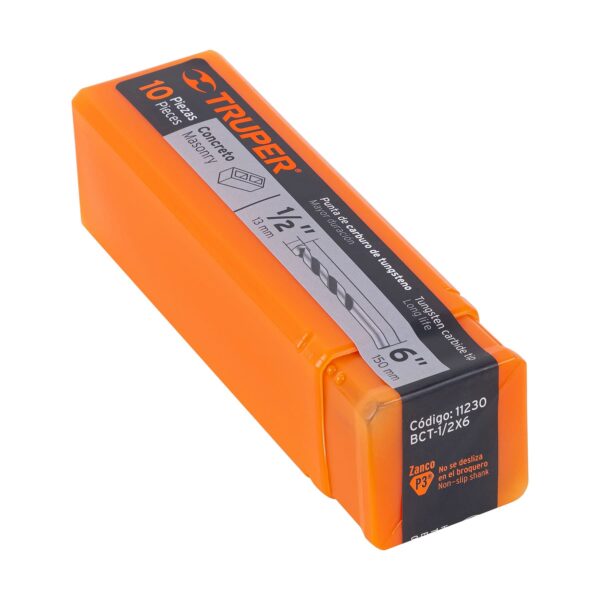 Broca para concreto de 1/2 x 6", Truper 11230 - Imagen 2