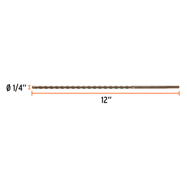 Broca para concreto de 1/4 x 12", Truper 11209 - Imagen 3