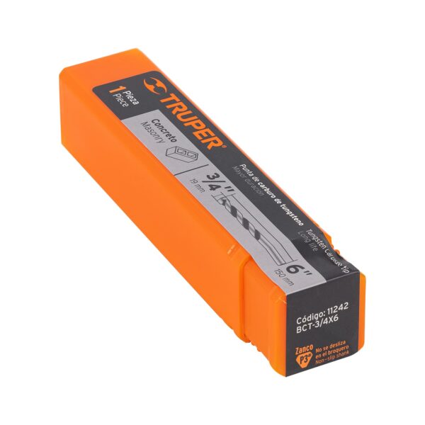 Broca para concreto de 3/4 x 6", Truper 11242 - Imagen 2