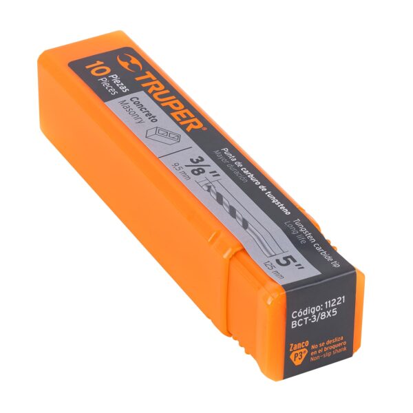Broca para concreto de 3/8 x 5", Truper 11221 - Imagen 2