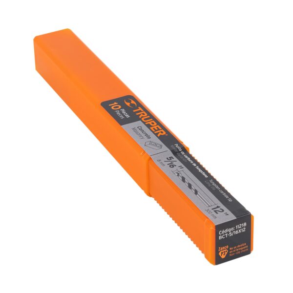 Broca para concreto de 5/16 x 12", Truper 11218 - Imagen 2