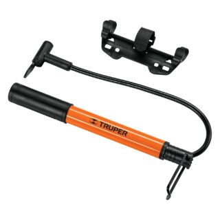Mini bomba manual para bicicleta, 60 PSI, Truper 13790