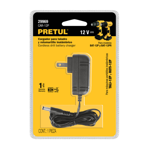 Cargador de baterías, ión litio, 12 V para taladro TALI-12P 29969 - Imagen 2
