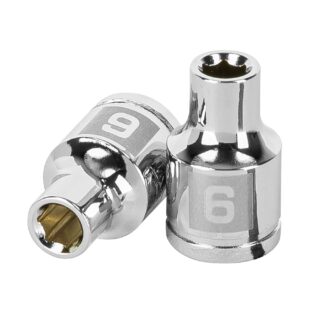 Dado de 6 mm, 6 puntas, cuadro 3/8", Truper 13670