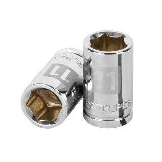 Dado de 11 mm, 6 puntas, cuadro 3/8", Truper 13675