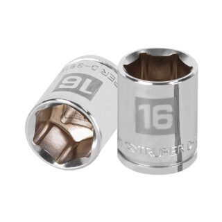 Dado de 16 mm, 6 puntas, cuadro 3/8", Truper 13680