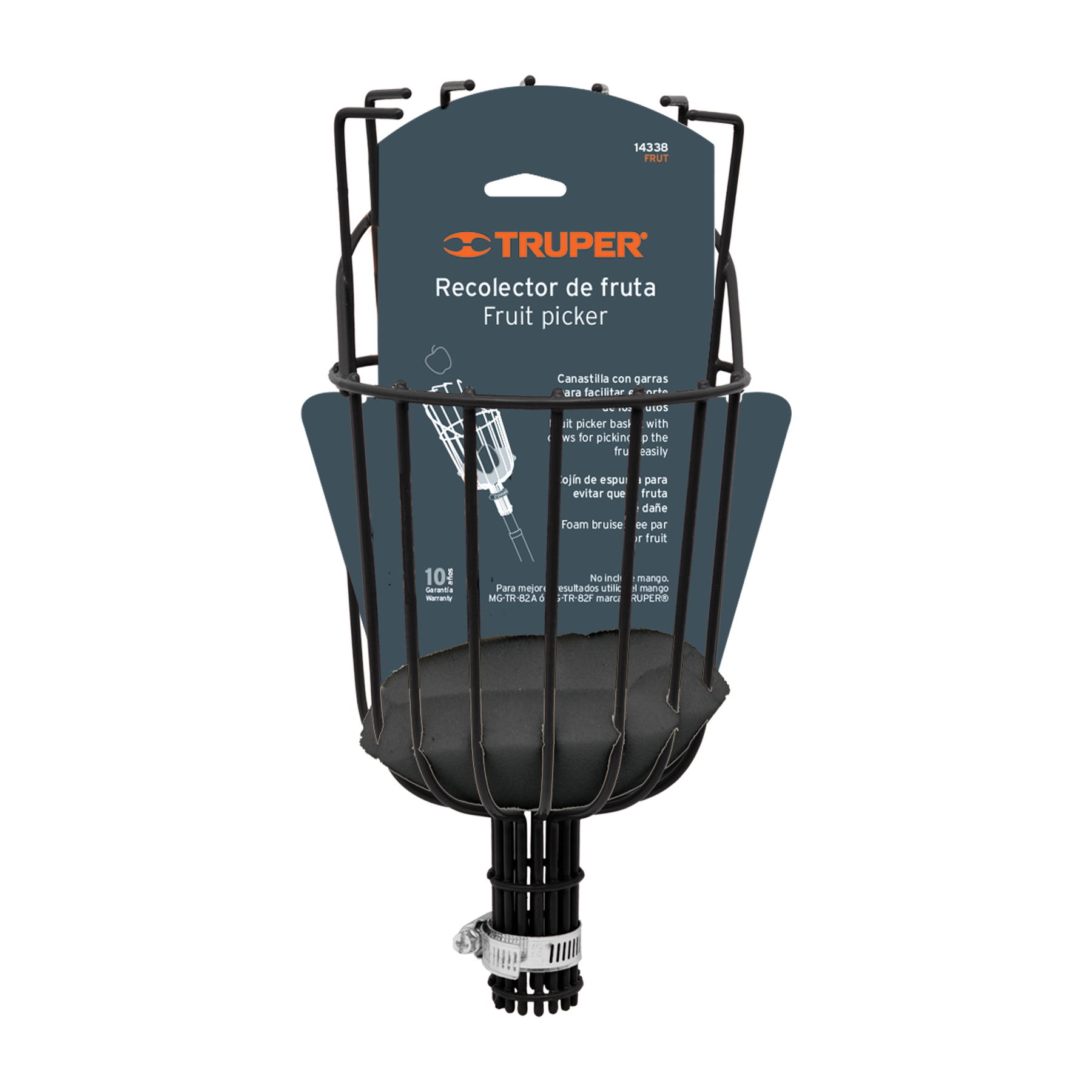Recolector de fruta, sin mango, Truper Ir a página del catálogo 14338 - Imagen 2