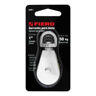 Garrucha metálica para noria de 1", Fiero 44114