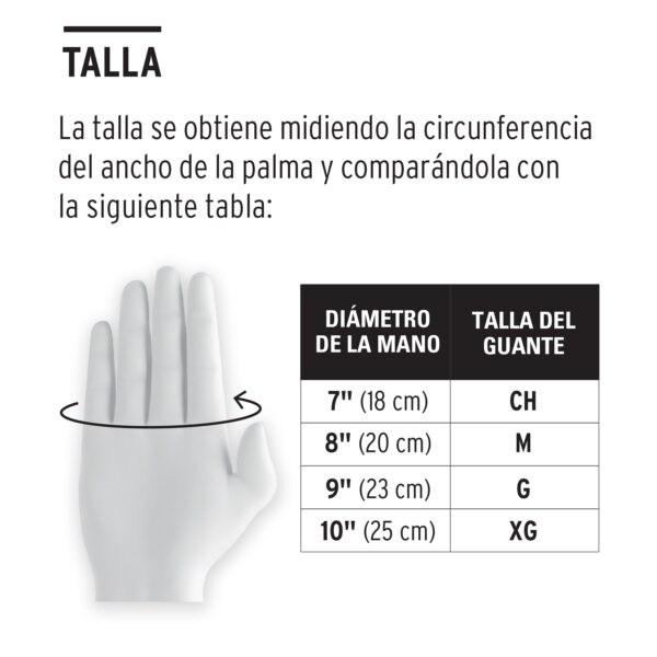Guantes de poliéster recubiertos de latex, M, Truper 15266 - Imagen 2