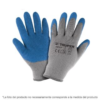 Guantes de poliéster recubiertos de latex, G, Truper 15267