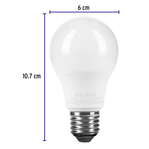 Lámpara LED A19 6 W (equiv. 40 W), luz de día, blíster 46856 - Imagen 7