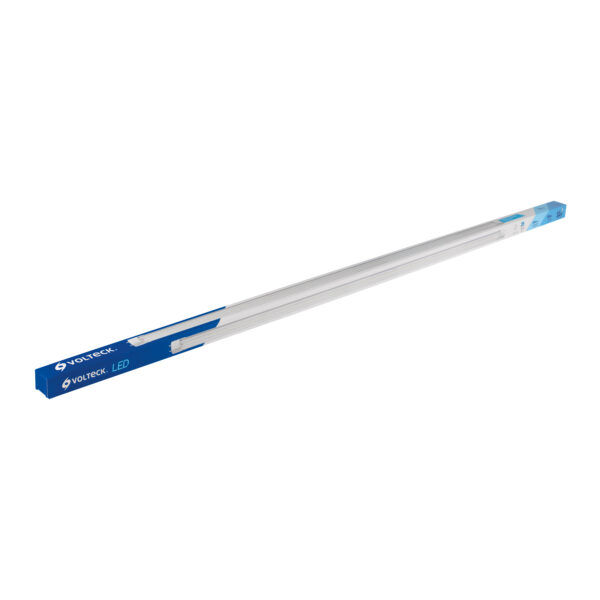 Tubo de LED T8 18 W base G13 pantalla policarbonato, Volteck 46375 - Imagen 2