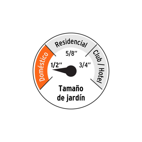 Mangueras 1/2" reforzadas 3 capas, conexiones plásticas 16051 - Imagen 4