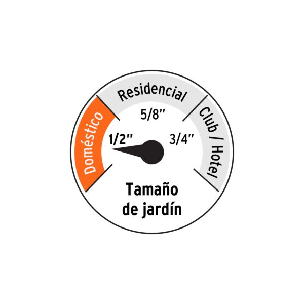 Manguera 1/2"reforzada 3 capas 20 m conexiones plásticas16052 - Imagen 4