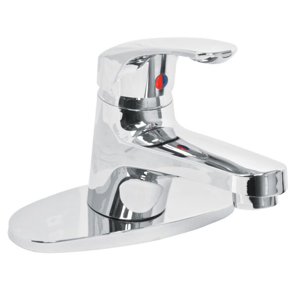Monomando plástico para lavabo, nariz recta, Foset 49550