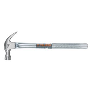 Martillo tubular pulido 16 oz uña curva, Truper 16701