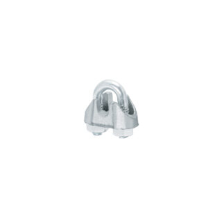 Blíster c/2 nudos (perros) de hierro p/cable de 1/8", Fiero 44082