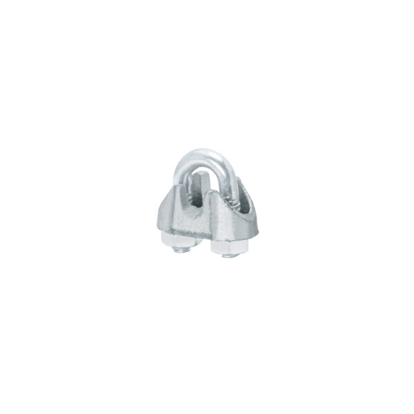 Blíster c/2 nudos (perros) de hierro p/cable de 1/8", Fiero 44082