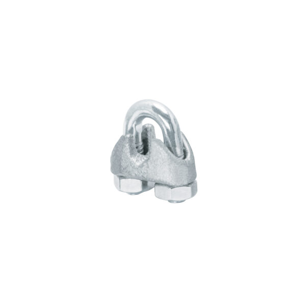 Blíster c/2 nudos (perros) de hierro p/cable de 3/16", Fiero 44083