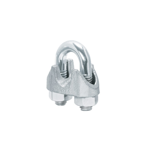 Blíster c/2 nudos (perros) de hierro p/cable de 5/16", Fiero 44085