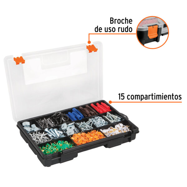 Organizador 11" con 15 compartimentos, Truper 19896 - Imagen 3