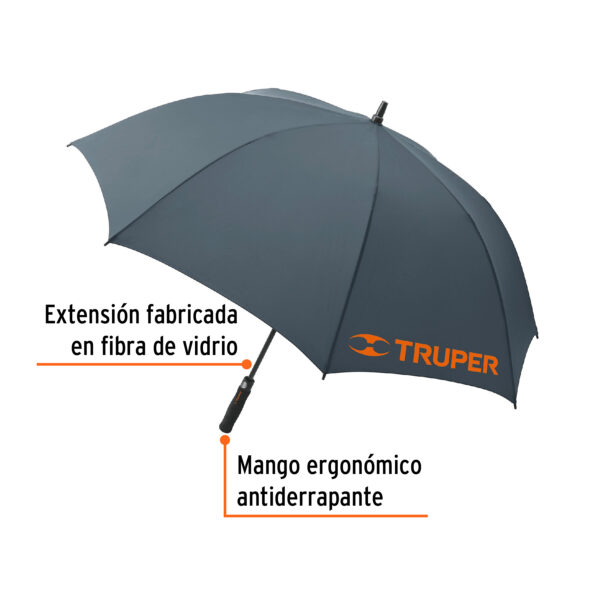 Paraguas de 135 cm, Truper 65012 - Imagen 4