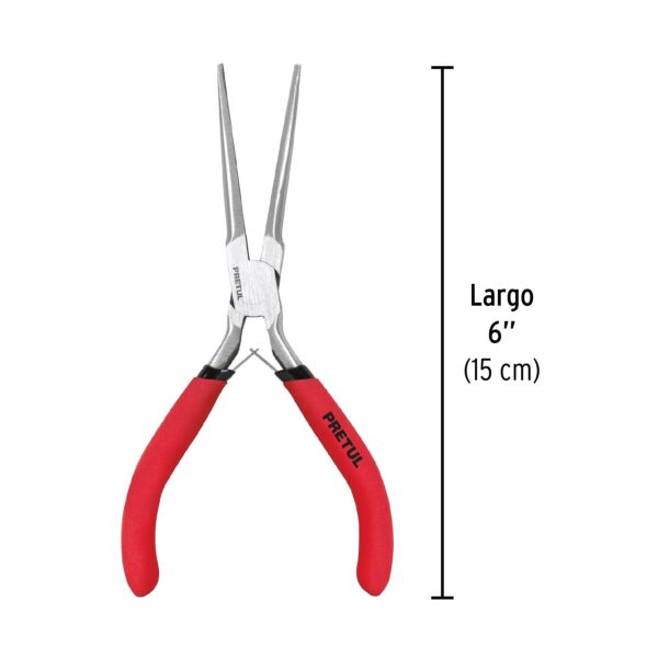 Mini pinza de punta de aguja 6", Pretul 22665 - Imagen 5