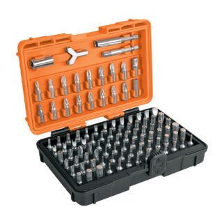 Juego de 100 puntas mixtas largo 1" en estuche plástico 17794