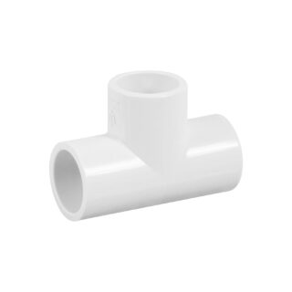 Tee sencilla de PVC 1/2", Foset 45420