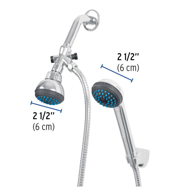 Regadera 2-1/2" con extensión tipo teléfono, Foset 49450 - Imagen 5